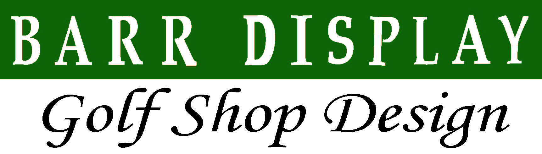 Barr Display Golf Shop Drsign