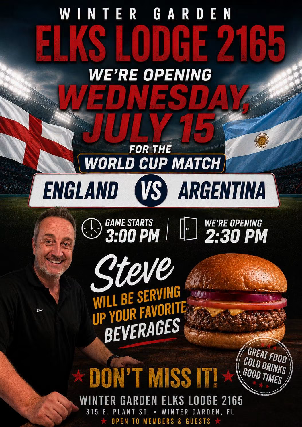 World Cup : England vs Argentina