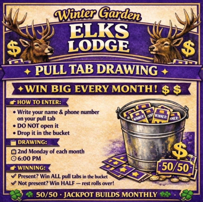 Monthly Pull Tab Drawing