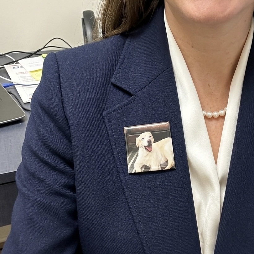 2”x2” Custom Photo Magnet - WEARABLE