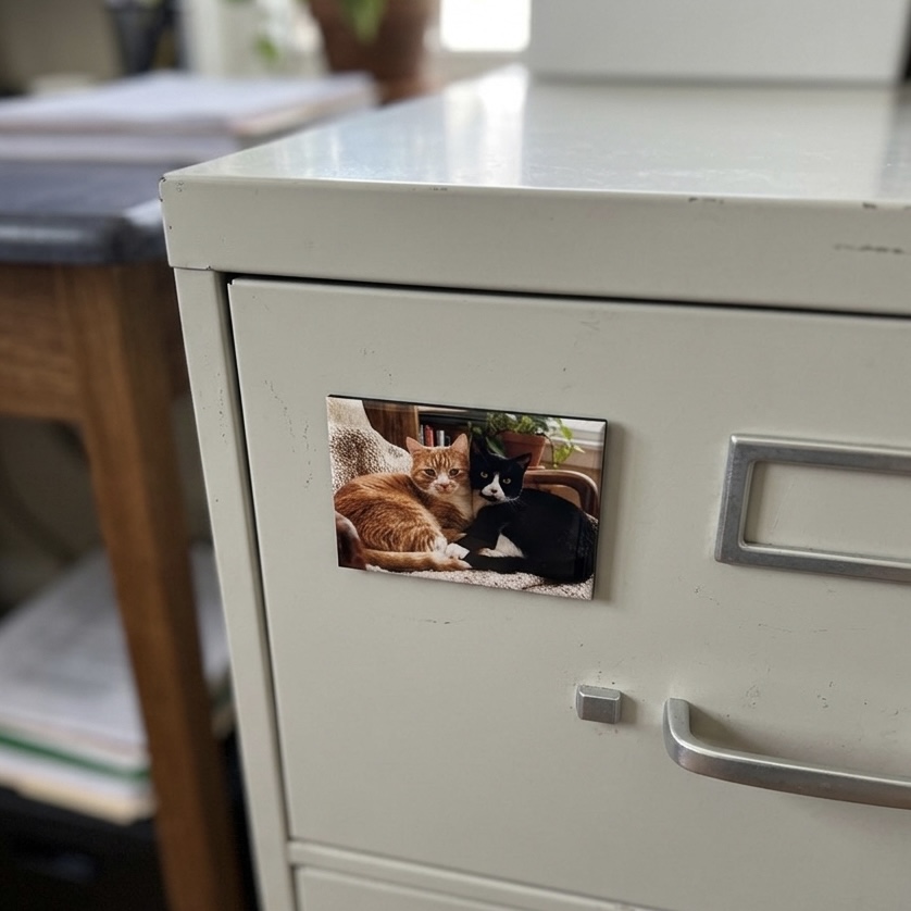 2.5”x3.5” Custom Photo Magnet - NOT Wearable